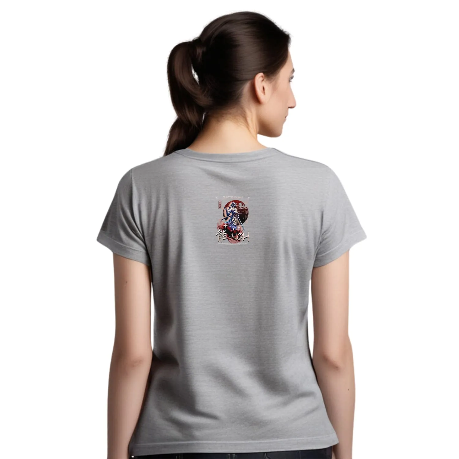 Silent resonance Womens cotton printed T-shirt