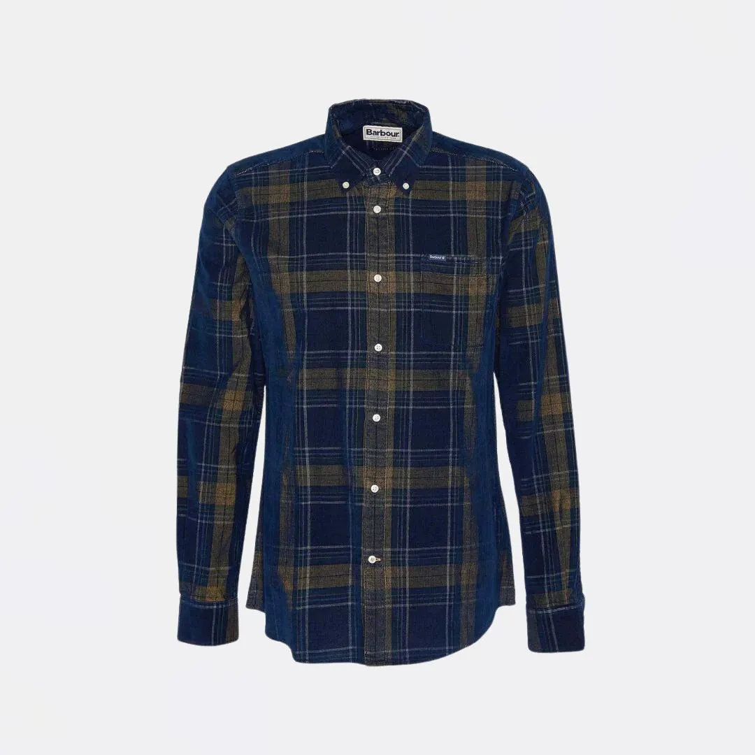Southfield Tailored Long-Sleeved Shirt (Inky Blue)