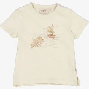 T-Shirt Fishing | Baby - chalk