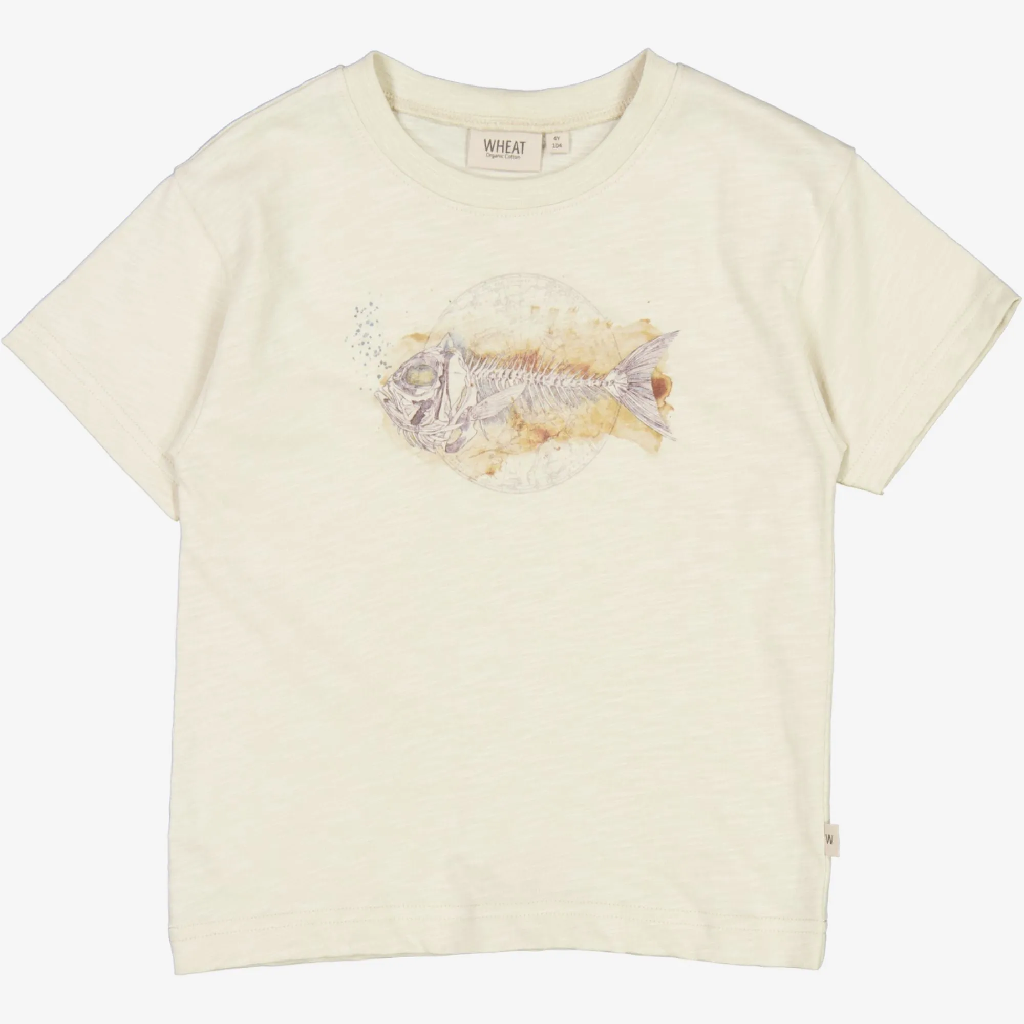 T-Shirt Fishskeleton - chalk