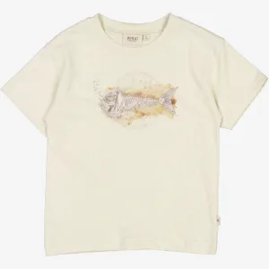 T-Shirt Fishskeleton - chalk