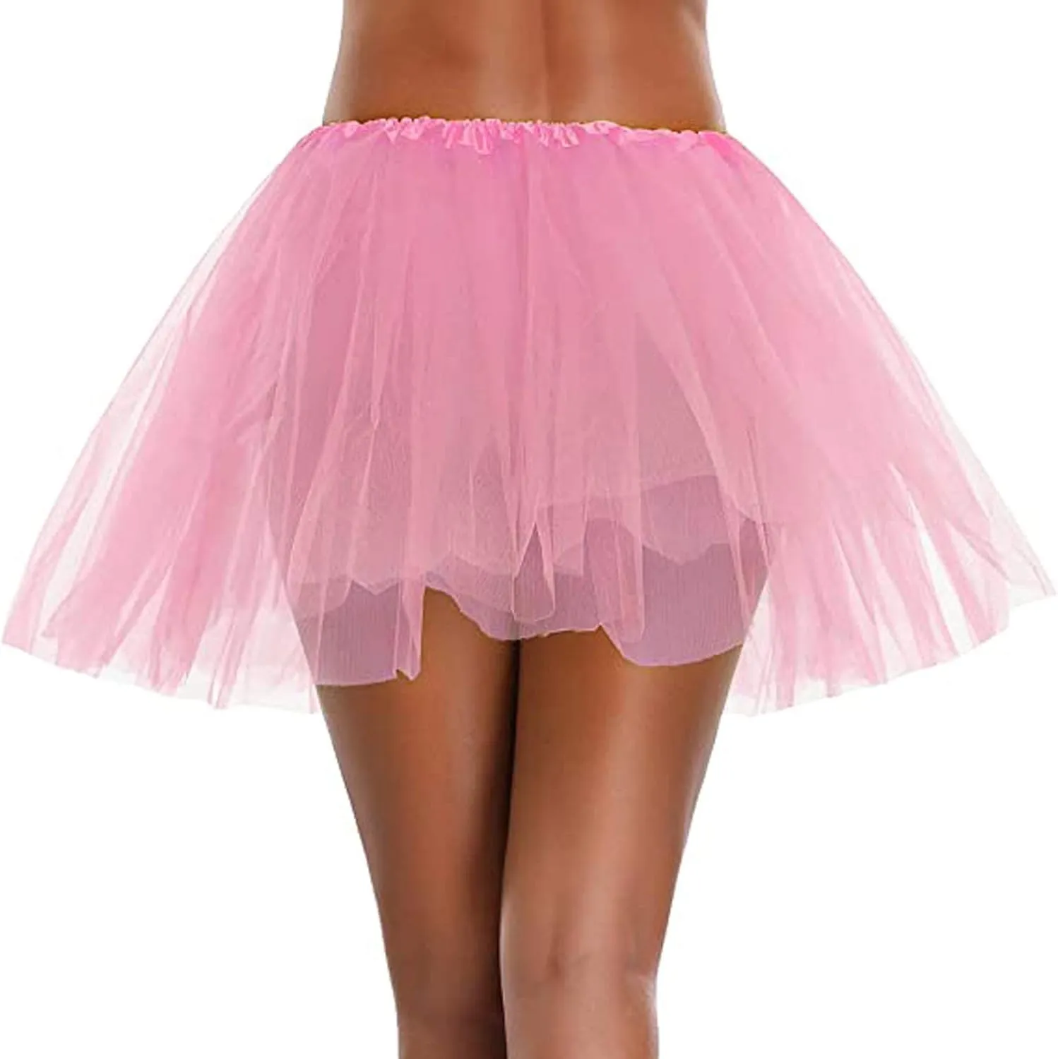 Women Skirt Summer Tutu Tulle Skirt Womens Pleated Short Skirt Adult Tutu Dancing Skirt Ruffle Midi Skirt with